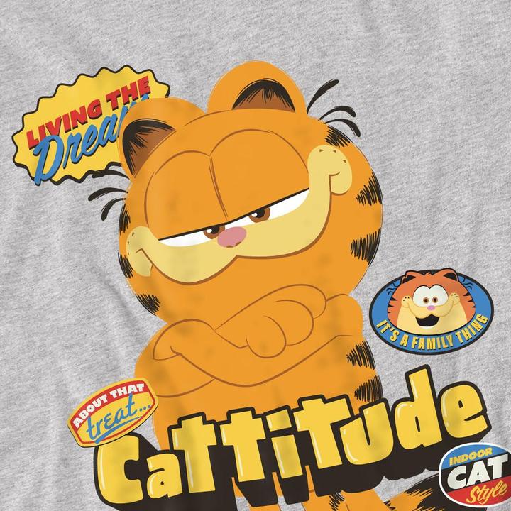 Actual product image Garfield Mens Cattitude T-Shirt (M)