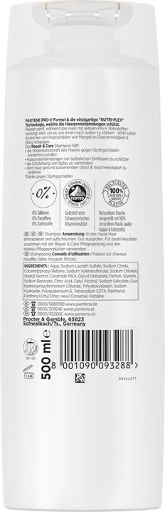 Produktbild Pantene Pro-V Repair & Care (500 ml, Flüssiges Shampoo)