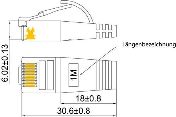 Image du produit Wirewin Câble de réseau (STP, CAT6, 1.50 m)