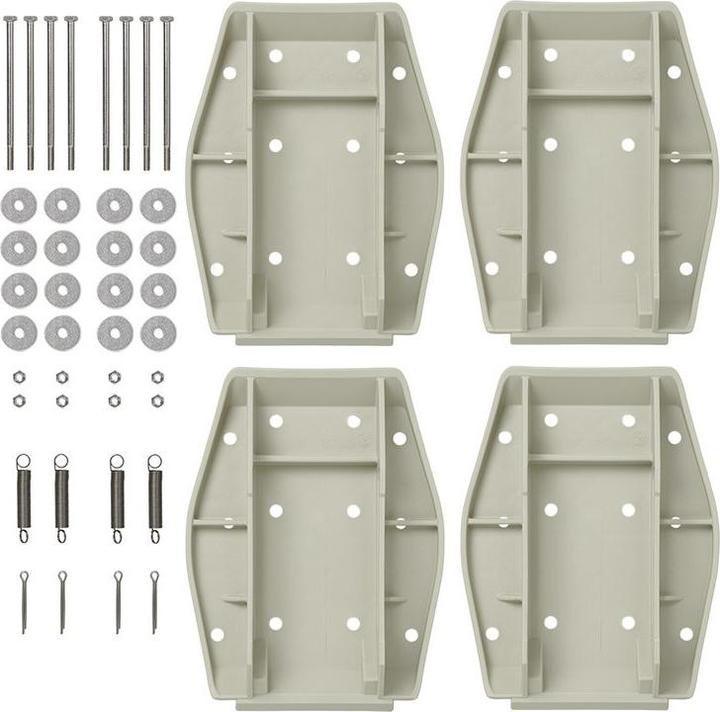 Produktbild ProPlus Stützplatten mit Feder Set von 4 Stück