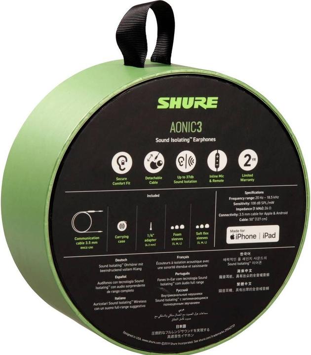 Produktbild Shure Aonic 3 (ANC, Kabelgebunden)