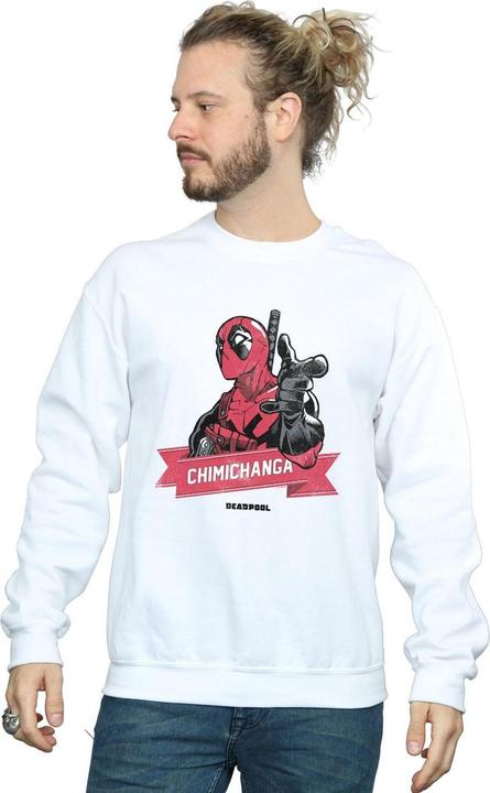 Produktbild Deadpool Chimichanga Finger Sweatshirt (L)