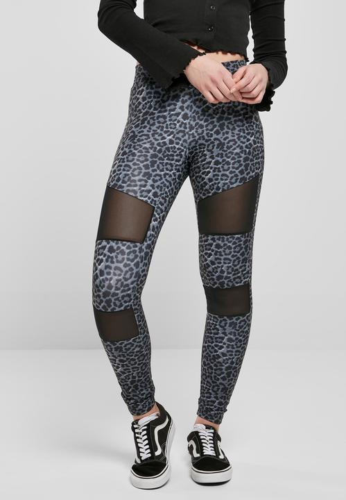 Urban Classics Ladies Tech Mesh AOP Leggings (5XL)