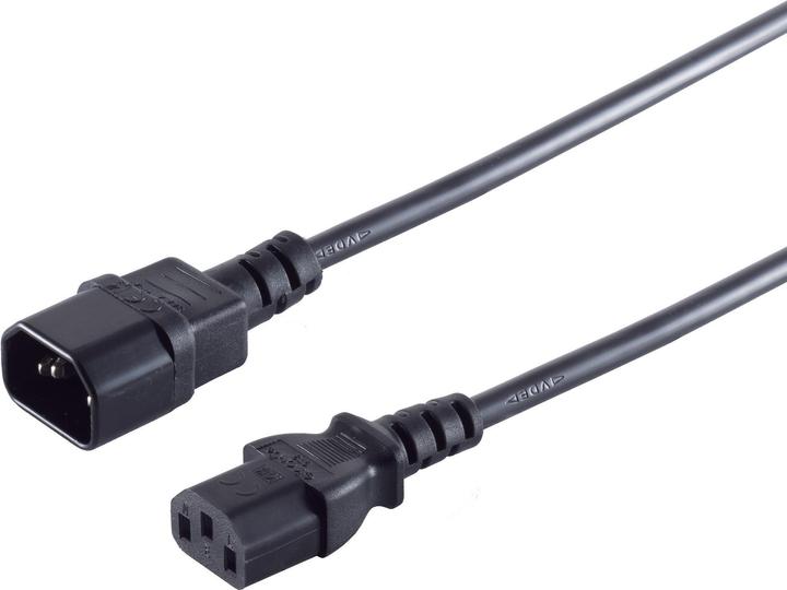 Produktbild Shiverpeaks S/CONN maximum connectivity Kaltgeräteverlängerung C13-C14, VDE 3x0,75qm², 3,0m (3 m, C14, C13)