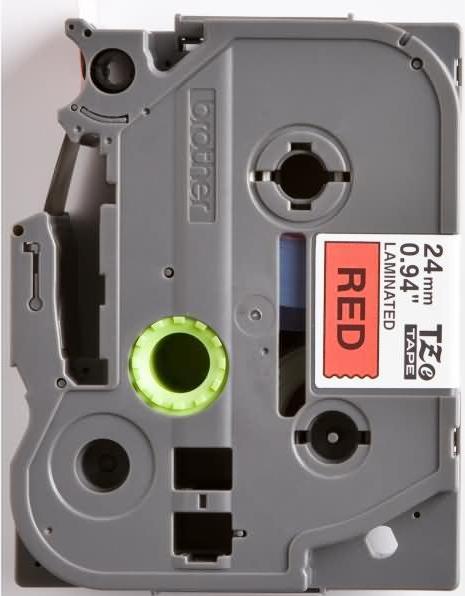Actual product image Brother Tze-451 (2.40 cm, Black, Red)