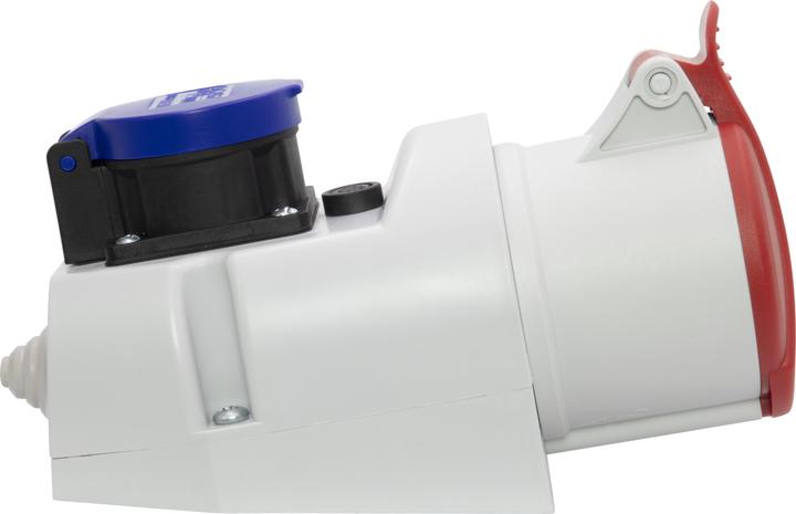 Actual product image Brennenstuhl Combination wall socket outlet with CEE 400V/32A 5-pin and T13 230V/10A 3-pin IP44