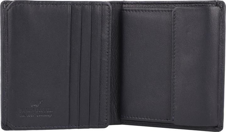Actual product image Braun Büffel Hannes wallet RFID protection leather 9.5 cm