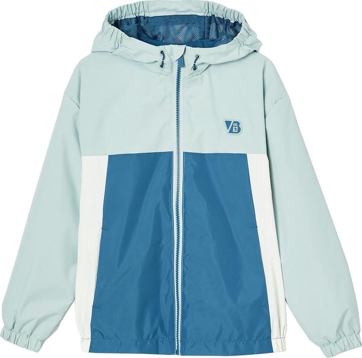 Vertbaudet Jungen Regenjacke mit Recycling-Polyester, Colorblock