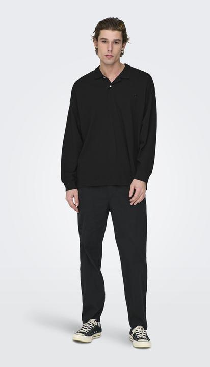 Actual product image Only & Sons Long sleeve polo shirt (XXL)