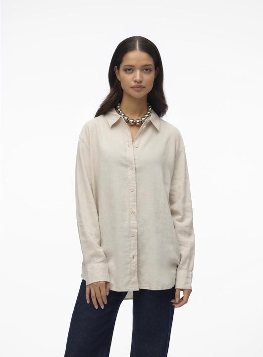 Image du produit Vero Moda Vmlinn Ls Shirt Wvn Noos (L)