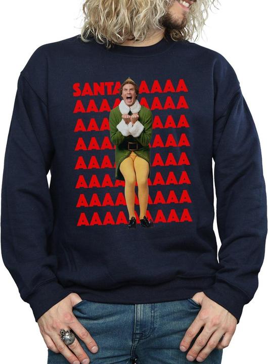 Produktbild Elf Buddy Santa Scream Sweatshirt (L)