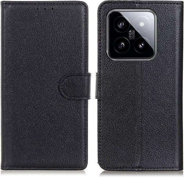 Produktbild MU Classic Litchi Leder Bookcover Series (Xiaomi 14 Pro)
