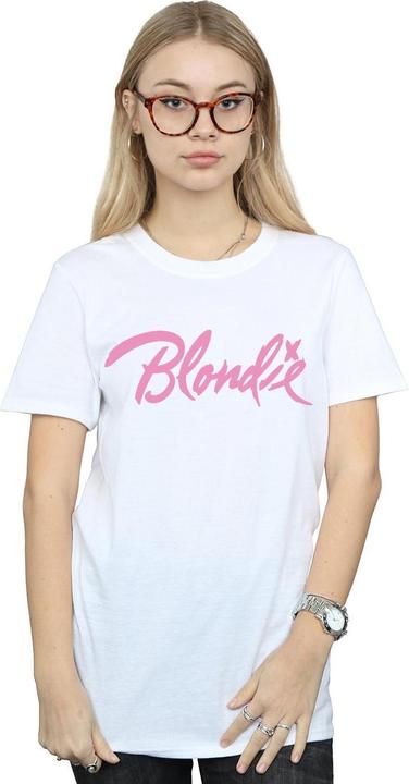Actual product image Blondie Womens/Ladies Classic Logo Cotton Boyfriend T-Shirt (XL)