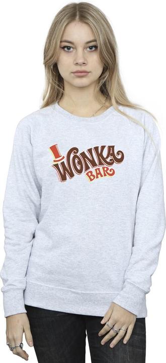 Actual product image Willy Wonka & the Chocolate Factory Womens/Ladies Bar Logo Sweatshirt (4XL)