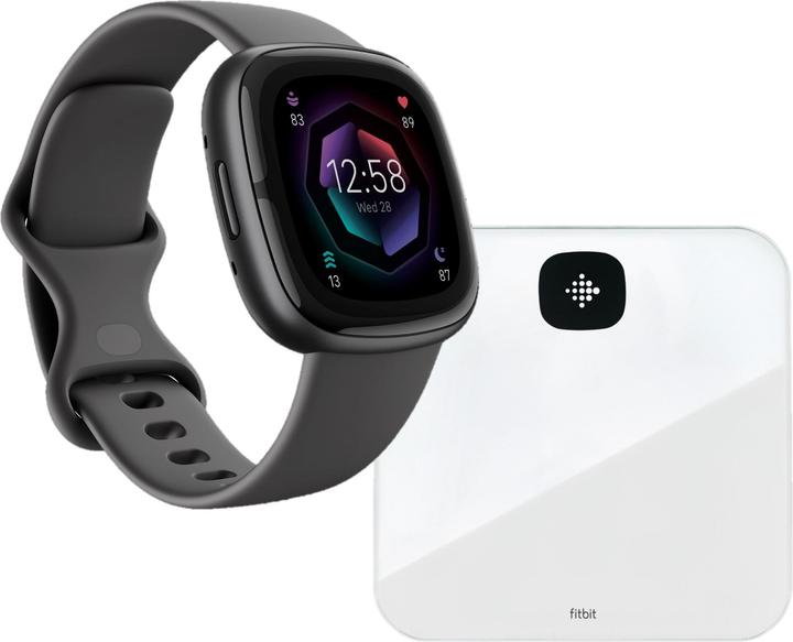 Immagine prodotto Fitbit Senso2 (BM/SG) + Aria Aria (W)