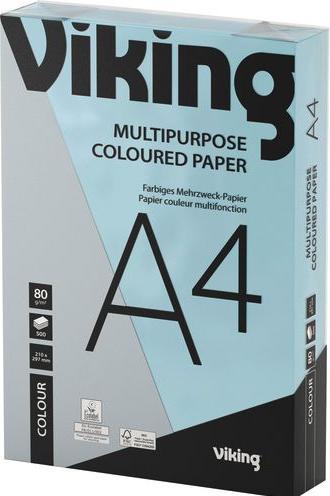 Produktbild Office Depot Kopierpapier Contrast A4 80g/qm pastellblau (80 g/m², 500 x, A4)