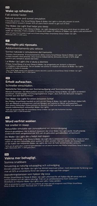 Image du produit Philips Smart Sleep & Wake-up Light HF3651/01