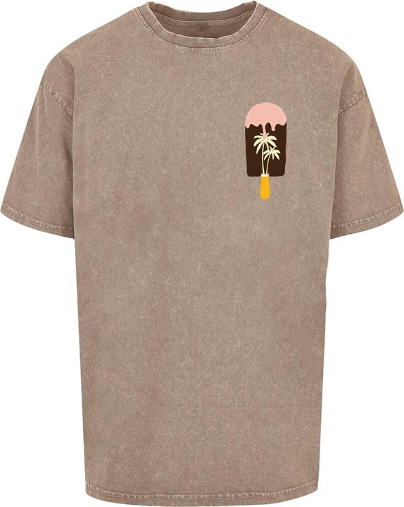 Actual product image Merchcode Summer - Icecream Acid Washed Oversize Tee - 112591 (M)