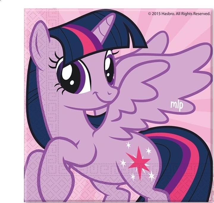 Actual product image My Little Pony Paper Twilight Sparkle Napkins (Pack of 20) (20 x)