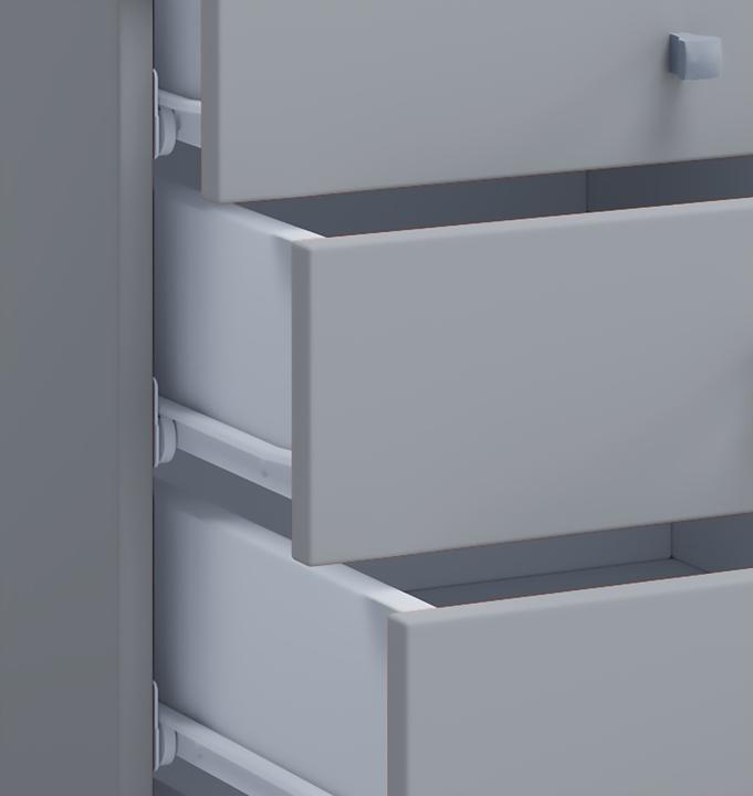 Produktbild VCM Holz Büroschrank Rollcontainer Lona mit Schublade (42 x 50 x 57 cm)
