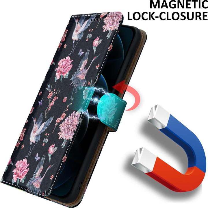 Actual product image Cadorabo Book cover with print (Apple iPhone 12 Pro Max)
