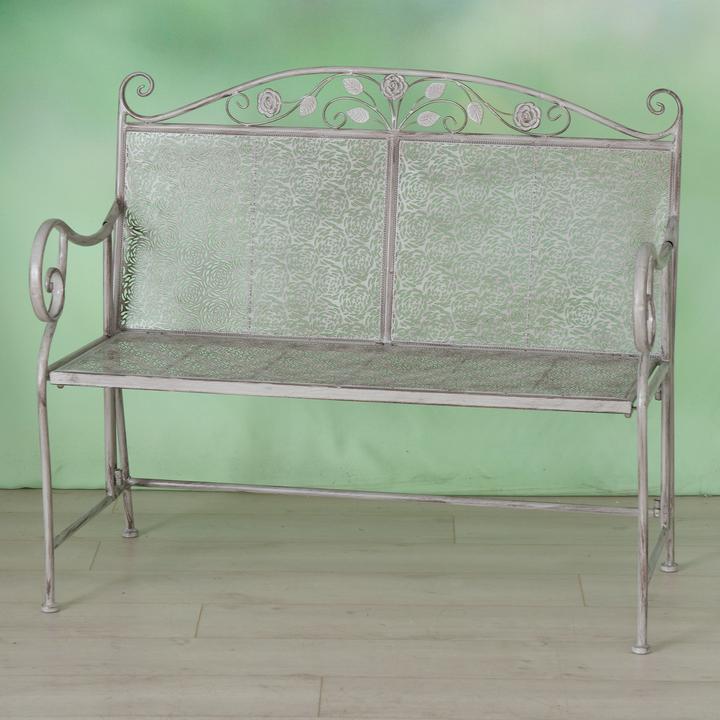 Produktbild Boltze Home Gartenbank Flores 105 x 92 cm, Beige