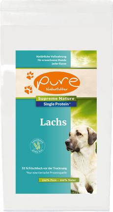 Actual product image Pure Naturfutter PURE Supreme Nature Dog single protein grain-free salmon, 1.5 kg (Adult, 1 pcs., 1500 g)