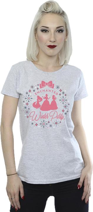 Actual product image Disney Womens/Ladies Princess Winter Party Cotton T-Shirt (S)