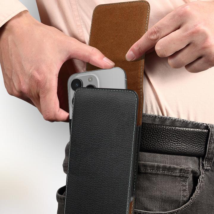 Image du produit Avizar Business, sacoche en similicuir Series (Smartphones jusqu'à 6,5 pouces)