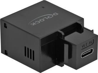 Immagine prodotto Delock Modulo Keystone con presa di ricarica USB Type-C™ 2.1 A nero (10.50 W)