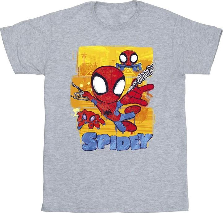 Immagine prodotto Spidey And His Amazing Friends Flying Maglietta Uomo (4XL)