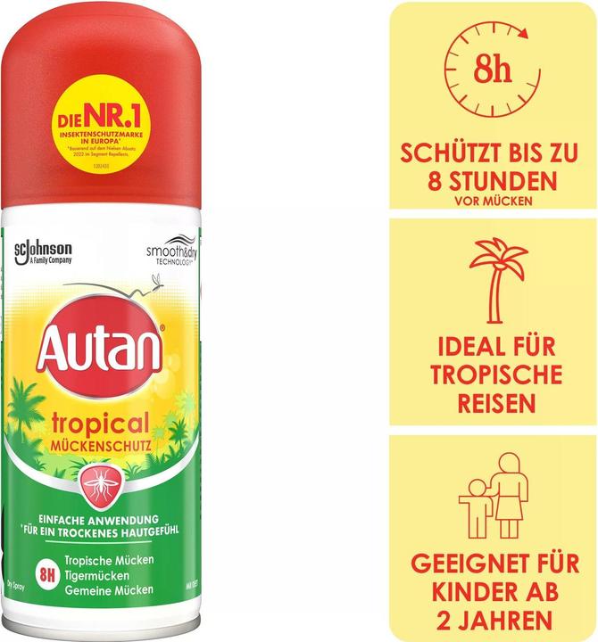 Image du produit Autan Spray Tropical Dry (100 ml)