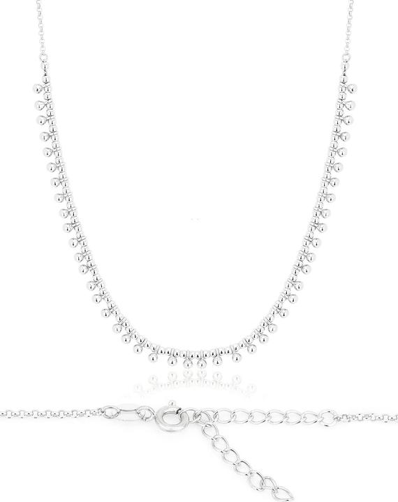 Produktbild Leyda Halskette Kugelanhänger (Silber 925, 40 - 45 cm)