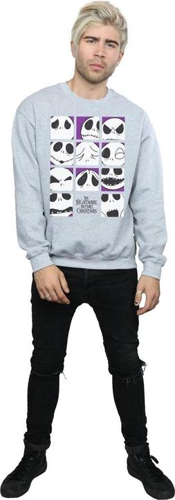 Image du produit Disney - Sweat NIGHTMARE BEFORE CHRISTMAS MANY FACES OF JACK SQUARES - Homme (XL)
