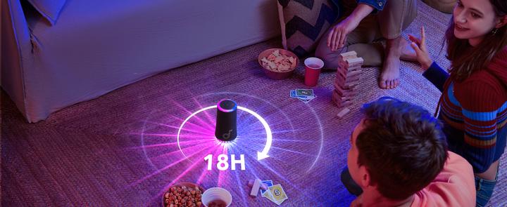 Produktbild soundcore Głośnik Glow Czarny (18 h, Stromversorgung über USB)