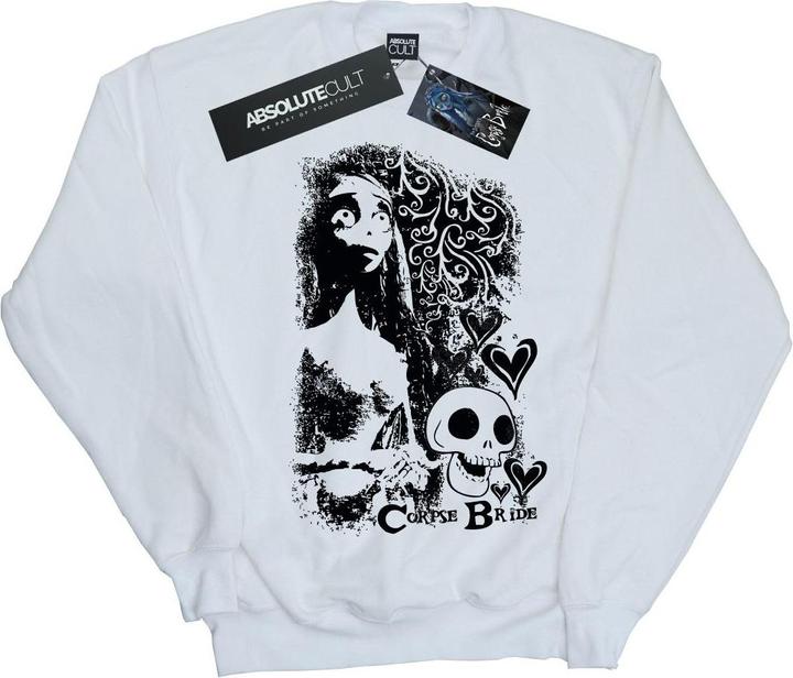 Immagine prodotto Corpse Bride Skull Logo Felpa Ragazze (152, 158)
