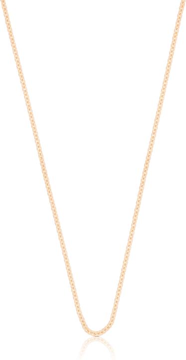 Actual product image Muau Necklace round anchor rose gold 750, 1.7mm, 40cm (750/18K pink gold, 40 cm)