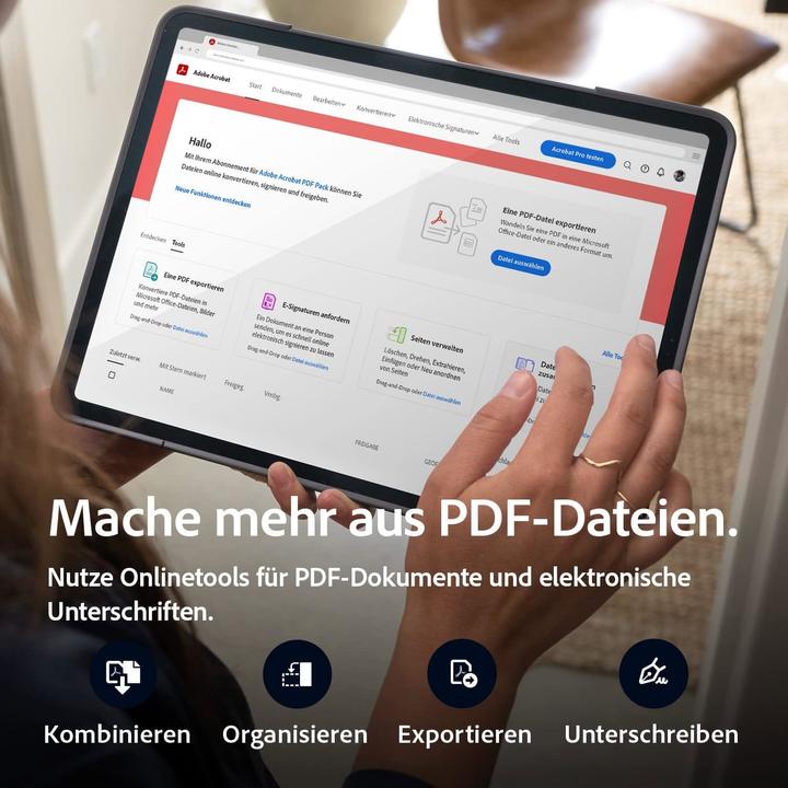 Produktbild Adobe Acrobat PDF Pack (1 User, 12 Monate)