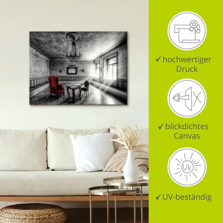 Immagine prodotto Artland Lost Place - Poltrona rossa T9SH (80 x 60 cm)
