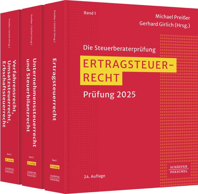 Produktbild Die Steuerberaterprüfung (Deutsch, Gerhard Girlich, Michael Preißer, 2025)
