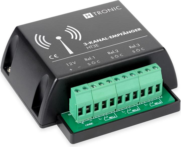 H-Tronic Récepteur radio 3 canaux Fréquence