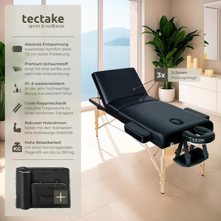 Immagine prodotto tectake Lettino da massaggio Somwang