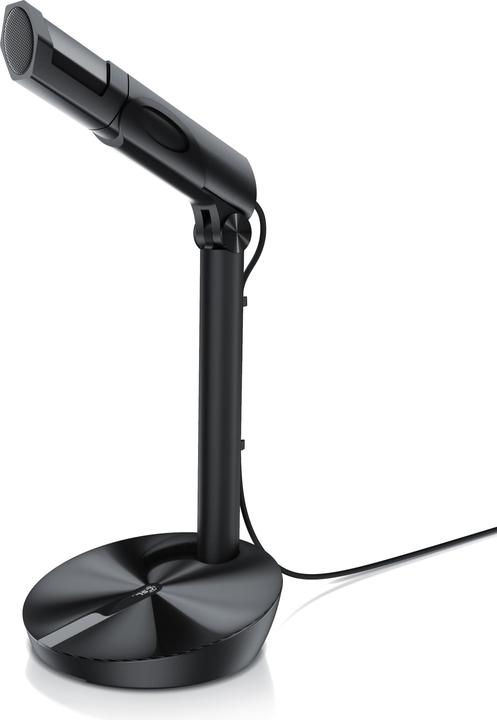Produktbild CSL Streaming Mikrofon, USB Desktop Mikro mit Windschutz RMP 800 Tischmikrofon / Standmikrofon