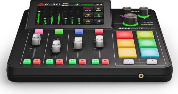 Produktbild RØDE Rodecaster Pro Duo Podcast Station mit Kopfhörer (Studio- und Livemixer)