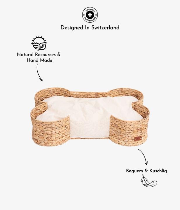 Actual product image Pet & Co. Dog Bed Bongo Nature (Dog)