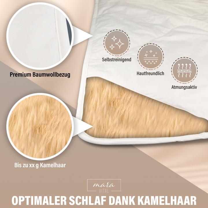 Produktbild Mara Vital Kamelhaardecke (200 x 210 cm)