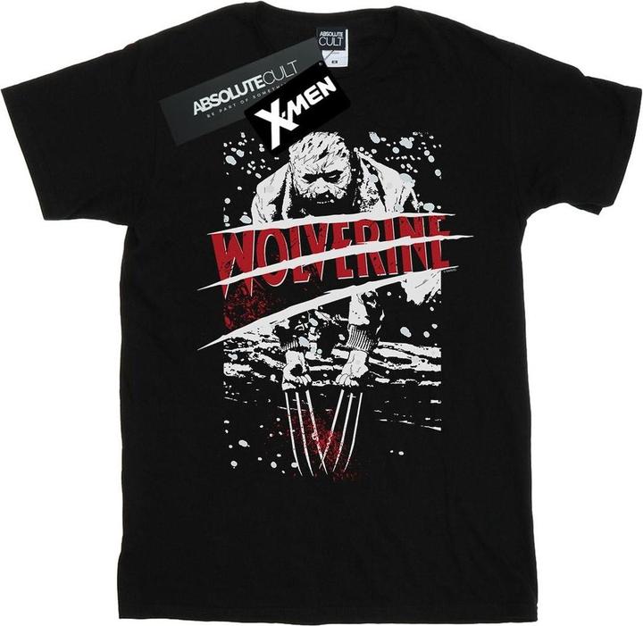 Actual product image Mens X-Men Split Red Wolverine T-Shirt (S)