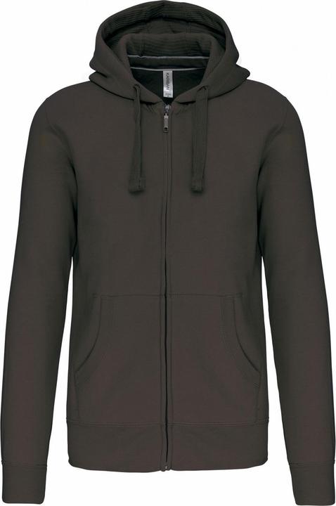 Kariban Hoodie mit durchgehendem Reissverschluss (S)