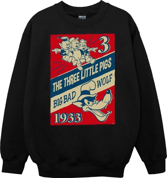 Disney Three Little Pigs And The Big Bad Wolf Sweatshirt Mädchen
