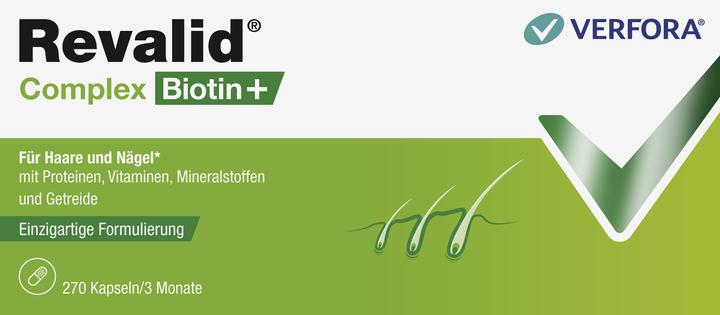 Produktbild Revalid Complex Biotin+ (270 Stück, Kapseln, 213 g)